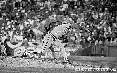 Jose Rijo, Game 4 of the 1990 World Series Editorial Stock Photo