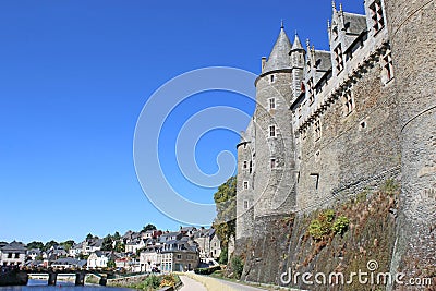 Josselin Castle, France Stock Photo