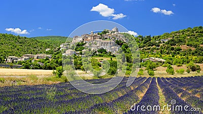Joucas village in Provence Stock Photo