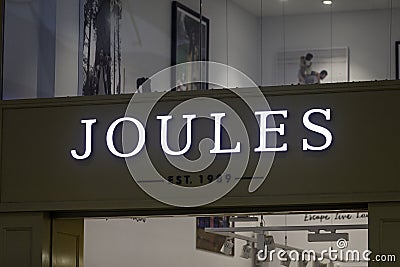 The Joules Logo... Editorial Stock Photo