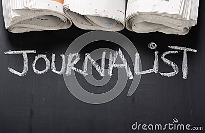 Journalist Stock Photo