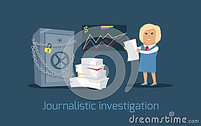 Journalistic Investigation Concept Vector Illustration Vector Illustration