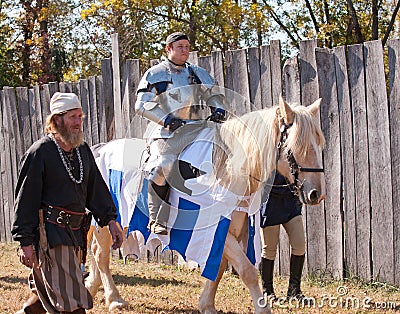 Jouster Jason Armstrong Editorial Stock Photo