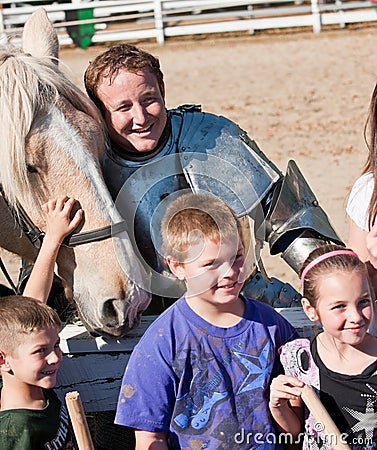 Jouster Jason Armstrong Editorial Stock Photo