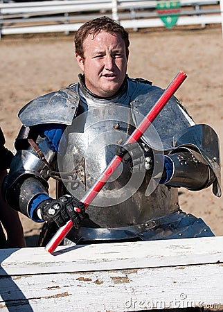 Jouster Jason Armstrong Editorial Stock Photo