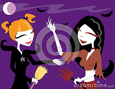 Joy of Halloween Vector Illustration