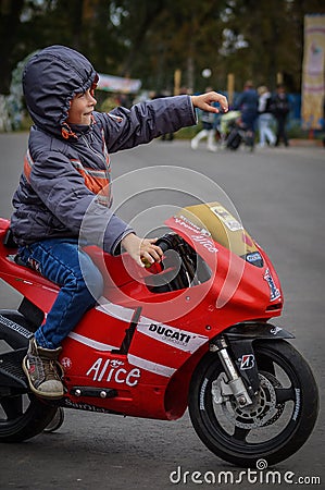 The joy of movement. Editorial Stock Photo