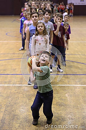 The joy of playing basketball Editorial Stock Photo