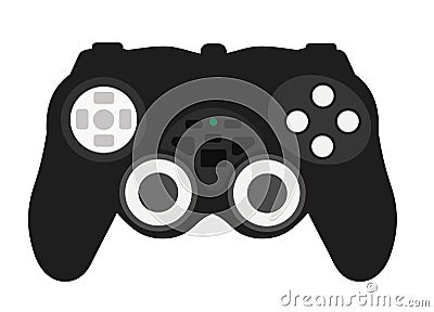 Joypad game console on a white background. Vector Illustration