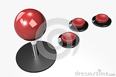 The Joystick Stock Photo