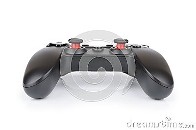 Joystick Game pad wireless video game controller isolated Stock Photo