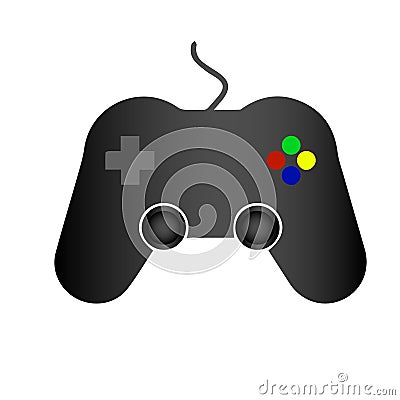 Joystick for gaming icon isolated on white background Stock Photo