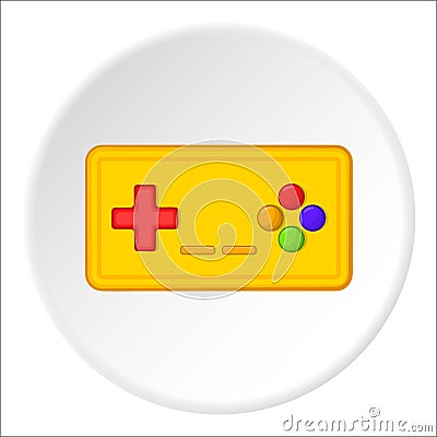 Joystick icon, cartoon style Vector Illustration