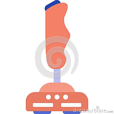 Joystick for video arcade game vector flat icon Stock Photo