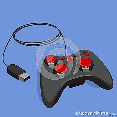 Joystick for video game consoles Stock Photo
