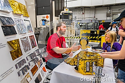 JPL visit at the `open house` annual event `A ticket to explore JPL` Editorial Stock Photo