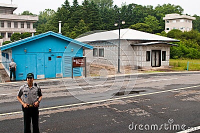 JSA DMZ Korea Editorial Stock Photo