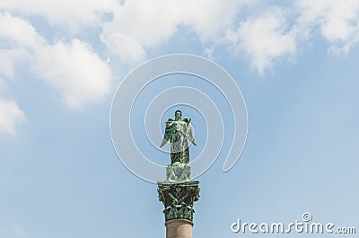 Jubilee Column at Castle Square in Stuttgart, Germany Stock Photo