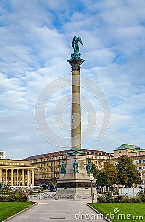 Jubilee column, Stuttgart, Germany Stock Photo