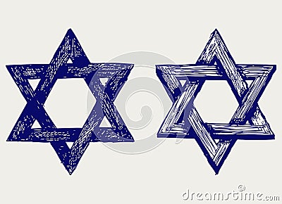 Judaic religion Vector Illustration