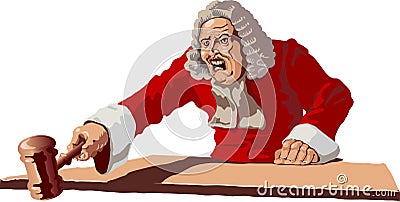 Judge Vector Illustration