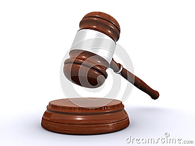 Judge gavel Stock Photo