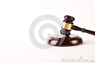 Judge gavel or law hammer Stock Photo