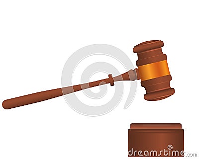 Judge Hammer Stock Photo