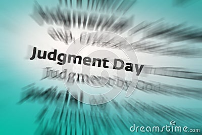 Judgment Day Stock Photo