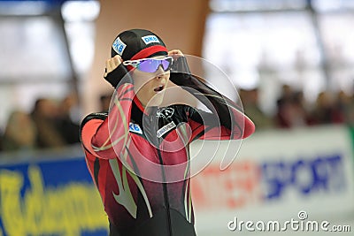 Judith Hesse - speed skating Editorial Stock Photo