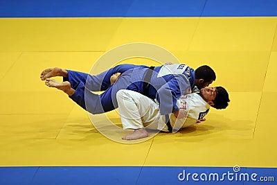 Judo fighters Editorial Stock Photo