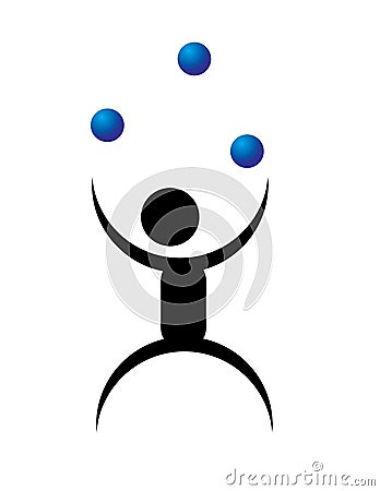 Juggler Vector Illustration