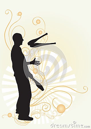 Juggler Vector Illustration