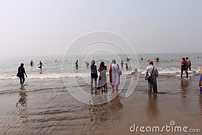 Juhu Beach, Mumbai Editorial Stock Photo