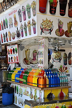 Juhu Chowpatty at the Beach in Mumbai, India Editorial Stock Photo