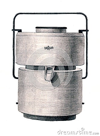 Juicer Braun design Stock Photo