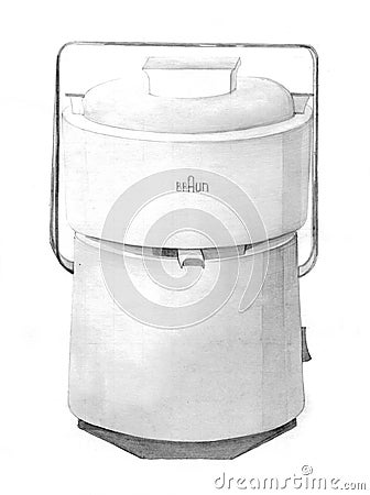 Juicer Braun design Stock Photo