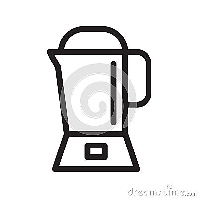 Juicer thin line vector icon Vector Illustration