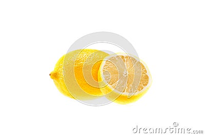 Juicy sliced lemons Stock Photo