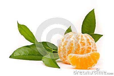 Juicy tangerine Stock Photo