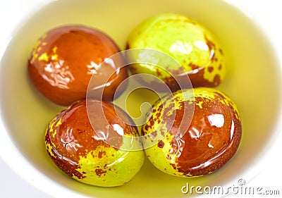 Jujube jojoba fruits Stock Photo