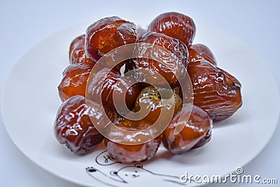 Jujube or monkey apple, asian fruit Stock Photo