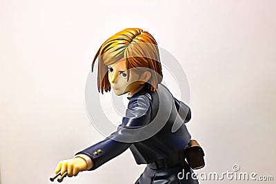 JUJUTSU KAISEN KUGISAKI NOBARA Figure. Editorial Stock Photo