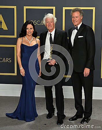 Julia Louis-Dreyfus, Roger Deakins & Will Ferrell Editorial Stock Photo