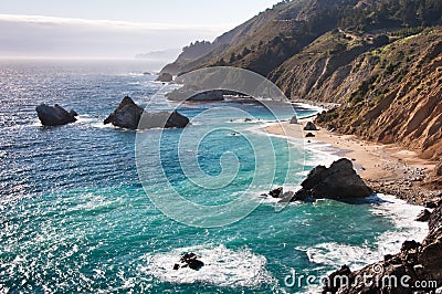 Julia Pfeiffer Burns State Park Stock Photo