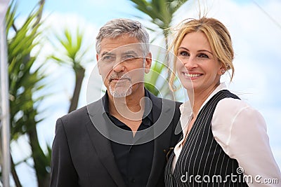 Julia Roberts, George Clooney Editorial Stock Photo