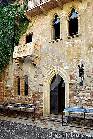 Juliet's House, Verona, Italy Stock Photo