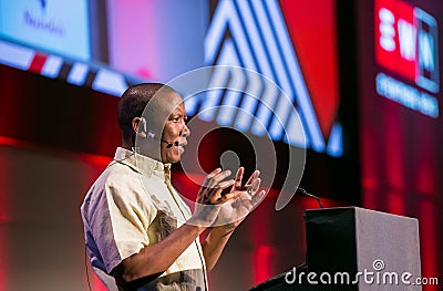 Julius Malema leader of the EFF Economic Freedom Fighters Editorial Stock Photo