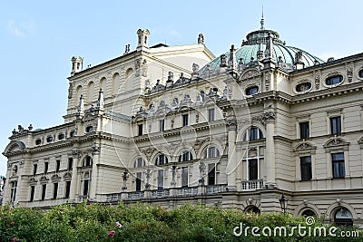 Juliusz Slowacki theatre in Krakow, Poland Editorial Stock Photo