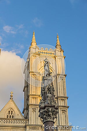 A typical view in London Editorial Stock Photo